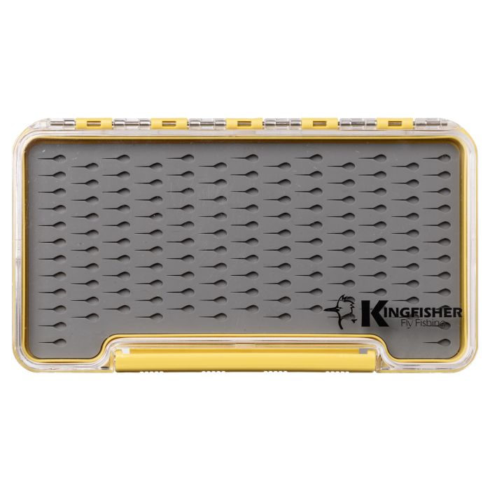 Kingfisher - Slim Waterproof Fly Box With Silicone Insert