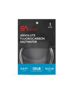 Scientific Anglers Absolute Fluorocarbon Saltwater, 9ft Leader, 3-Pack
