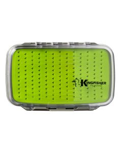 Kingfisher Fly Fishing Waterproof Double Sided Fly Box - Silicone Pads