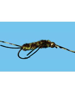 Tungsten Bead Pat's Rubber Leg Nymph Trout Fly - 6 Pack