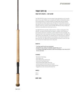 Sage Fly Fishing Trout Spey 5G Fly Rod