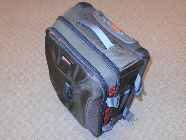 A review of the new 2015 Simms Bounty Hunter carry-on roller